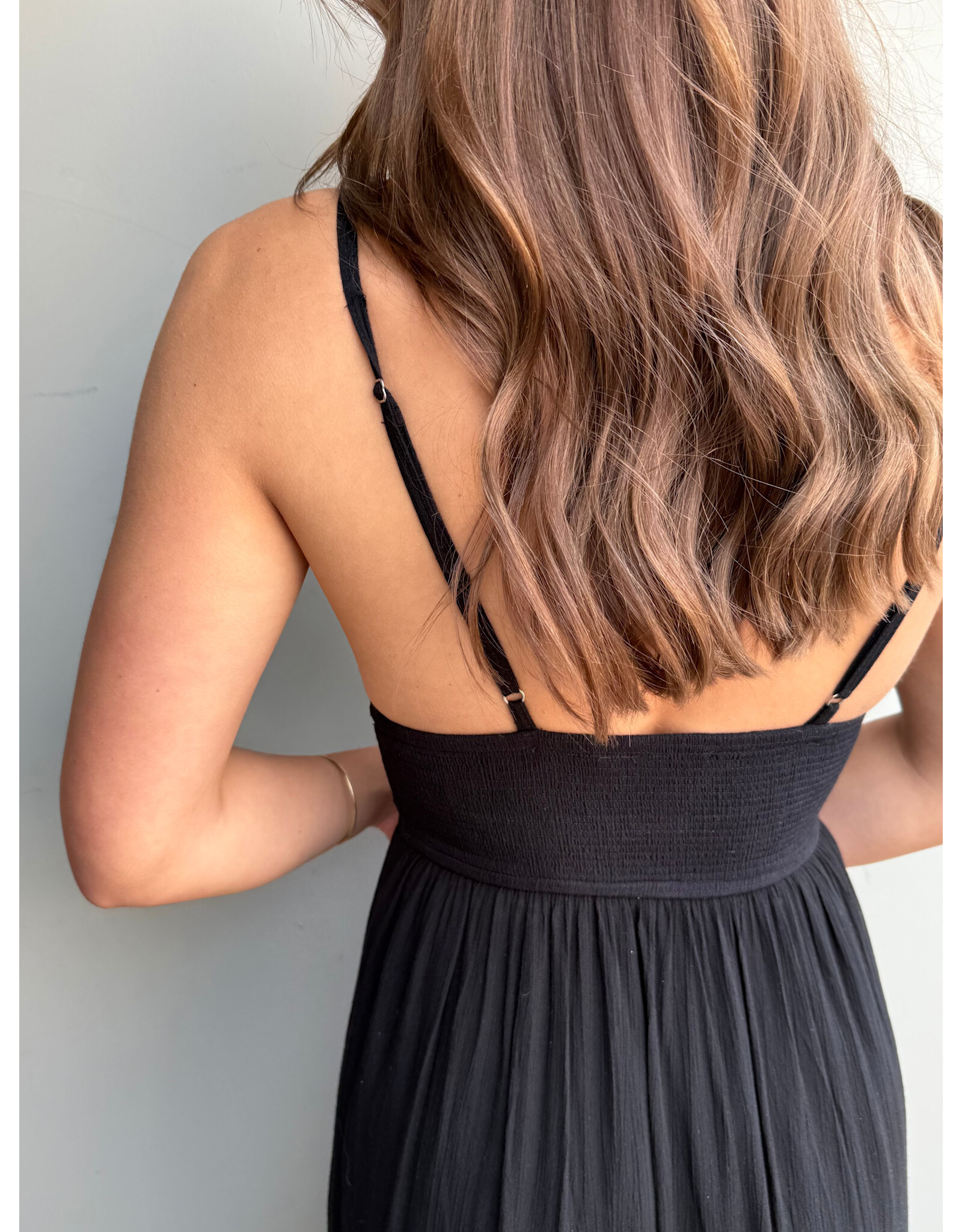 RD Style RD Style - Martika Adjustable Strap Tiered Dress (Black)