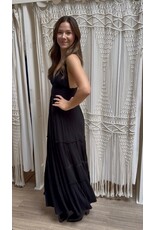 RD Style RD Style - Martika Adjustable Strap Tiered Dress (Black)