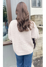 Bailey Rose Trout Graphic Knit Sweater (Oatmeal)