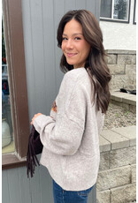 Bailey Rose Trout Graphic Knit Sweater (Oatmeal)