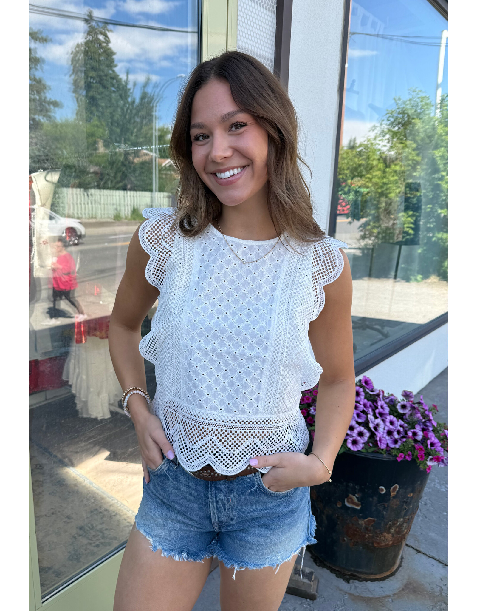 RD Style RD Style - Meriane Sleeveless Top (Natural)