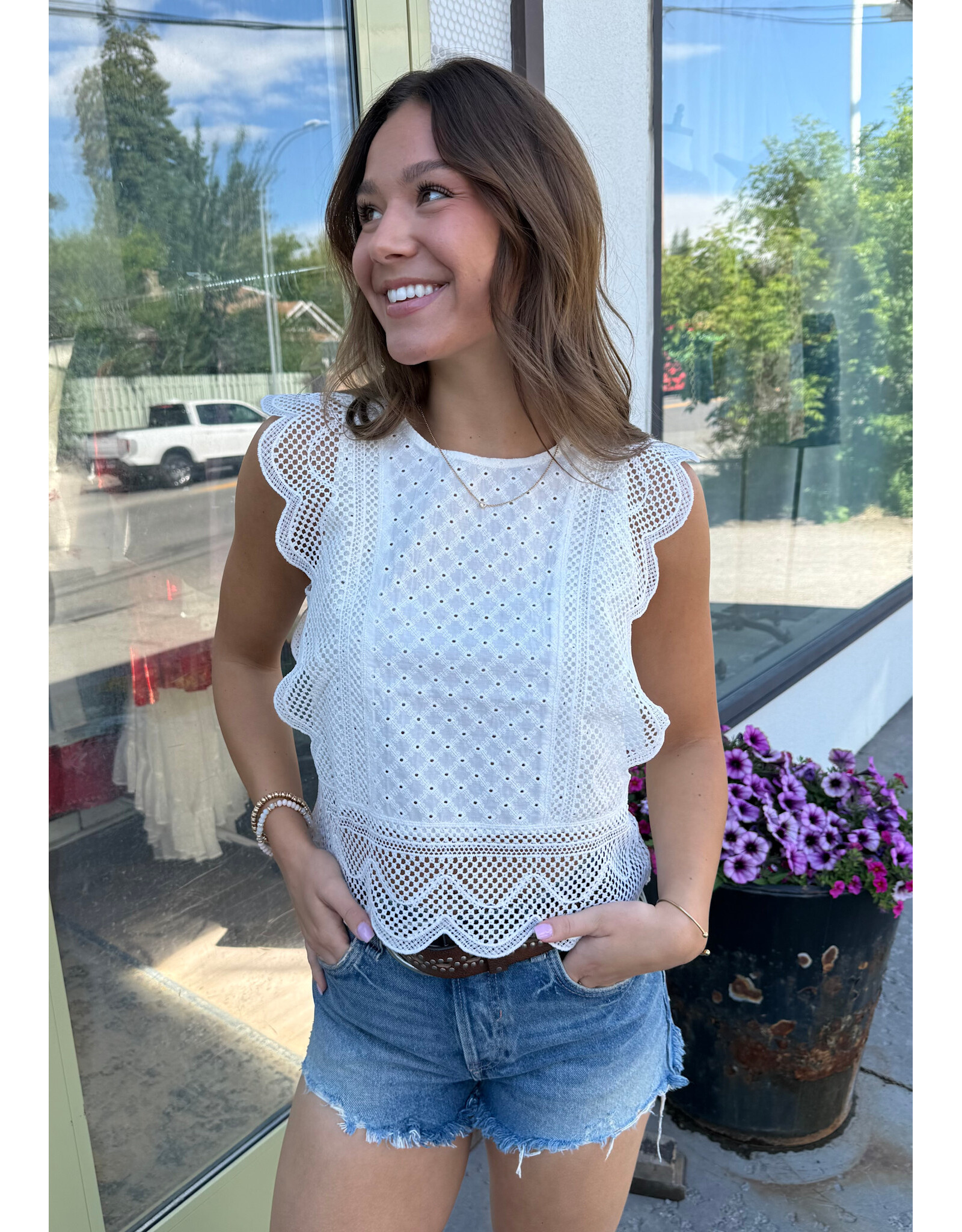 RD Style RD Style - Meriane Sleeveless Top (Natural)