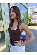 RD Style RD Style - Hela Cotton Core Halter Top (Mocha)