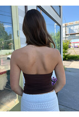 RD Style RD Style - Hela Cotton Core Halter Top (Mocha)