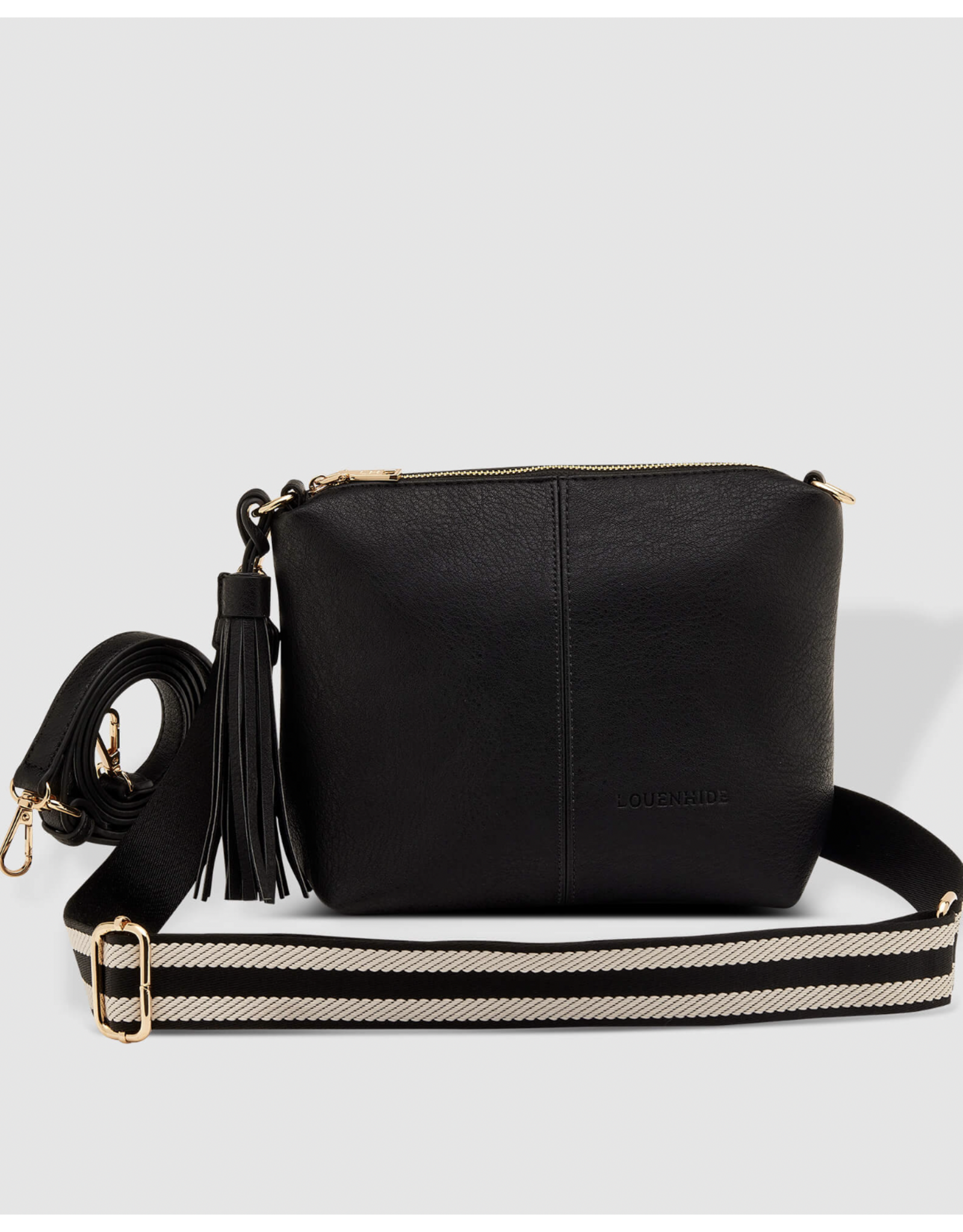 Louenhide Louenhide - Kasey Stripe Crossbody Bag (Black)