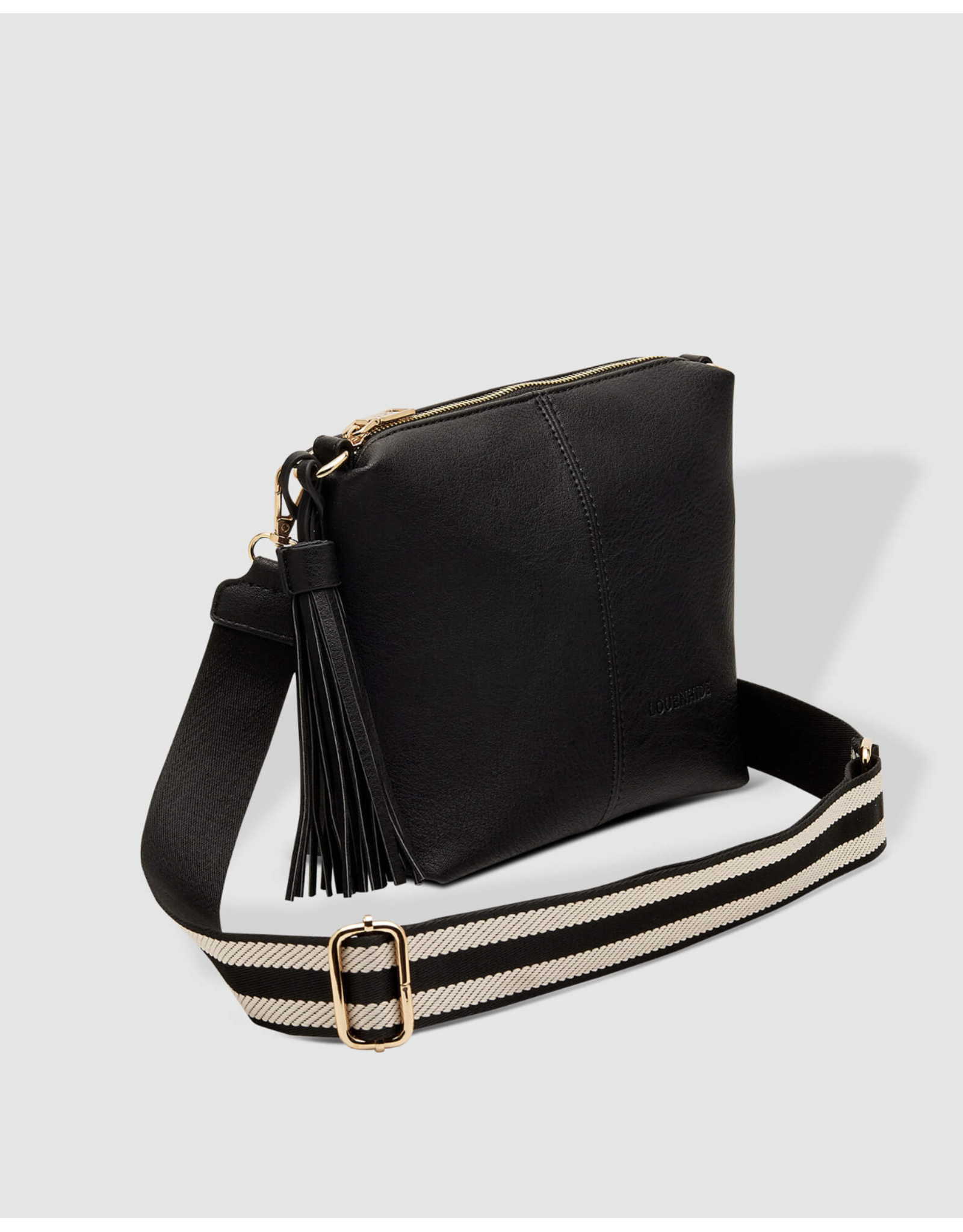 Louenhide Louenhide - Kasey Stripe Crossbody Bag (Black)