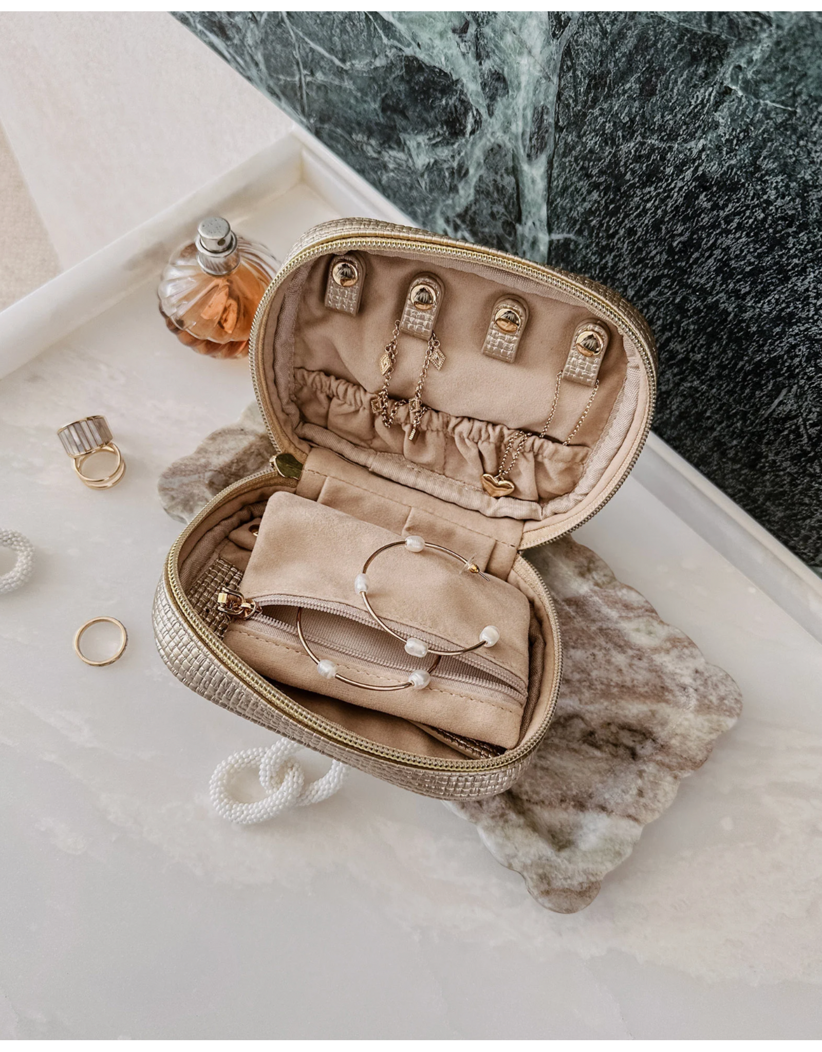 Louenhide Louenhide -  Rita Jewelry Case (Champagne)