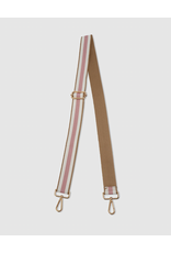 Louenhide Louenhide - Stripe Guitar Strap (Camel Pink)