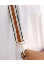 Louenhide Louenhide - Stripe Guitar Strap (Tan Khaki)
