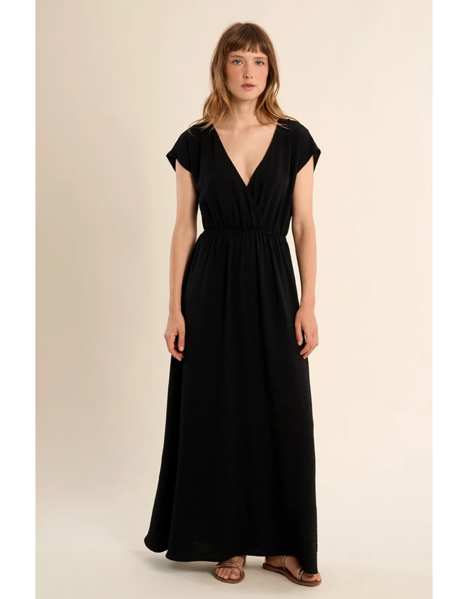 Molly Bracken Molly Bracken -  Maxi Length Dress (Black)