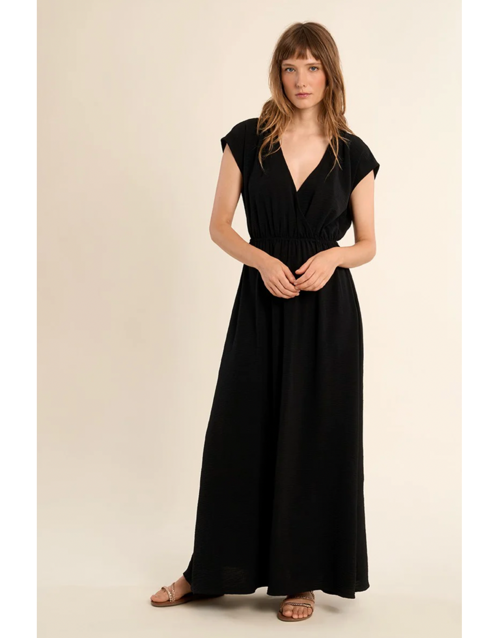 Molly Bracken Molly Bracken -  Maxi Length Dress (Black)