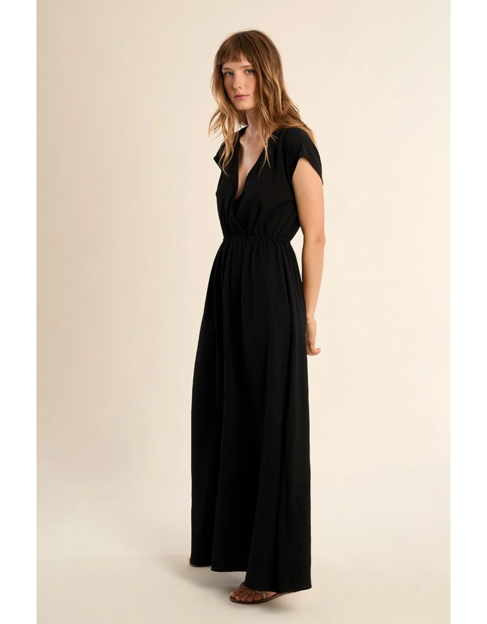 Molly Bracken Molly Bracken -  Maxi Length Dress (Black)