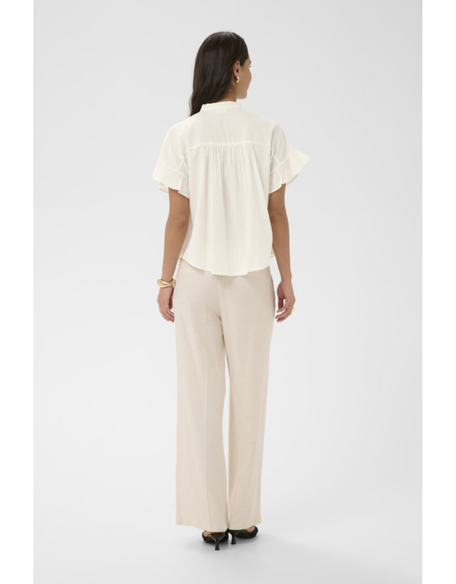 Kaffe Kaffe - Vanilla Shirt (Chalk)