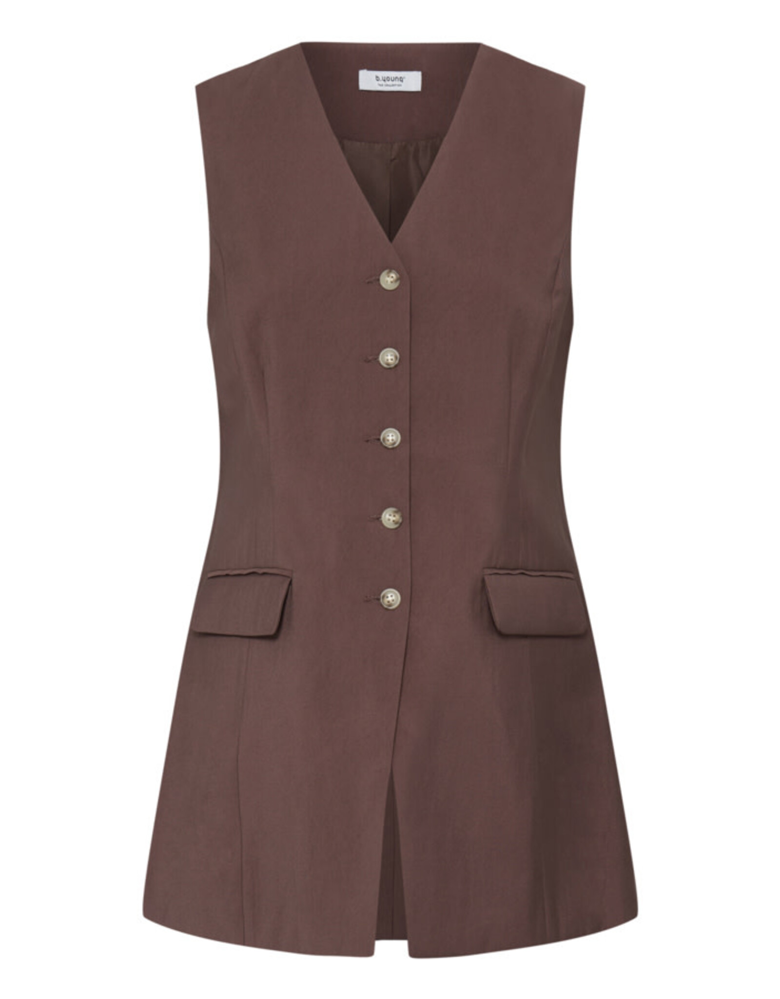 b.young b.young - Essie Waistcoat (French Roast)