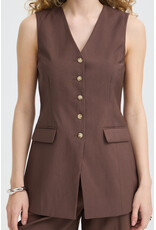 b.young b.young - Essie Waistcoat (French Roast)