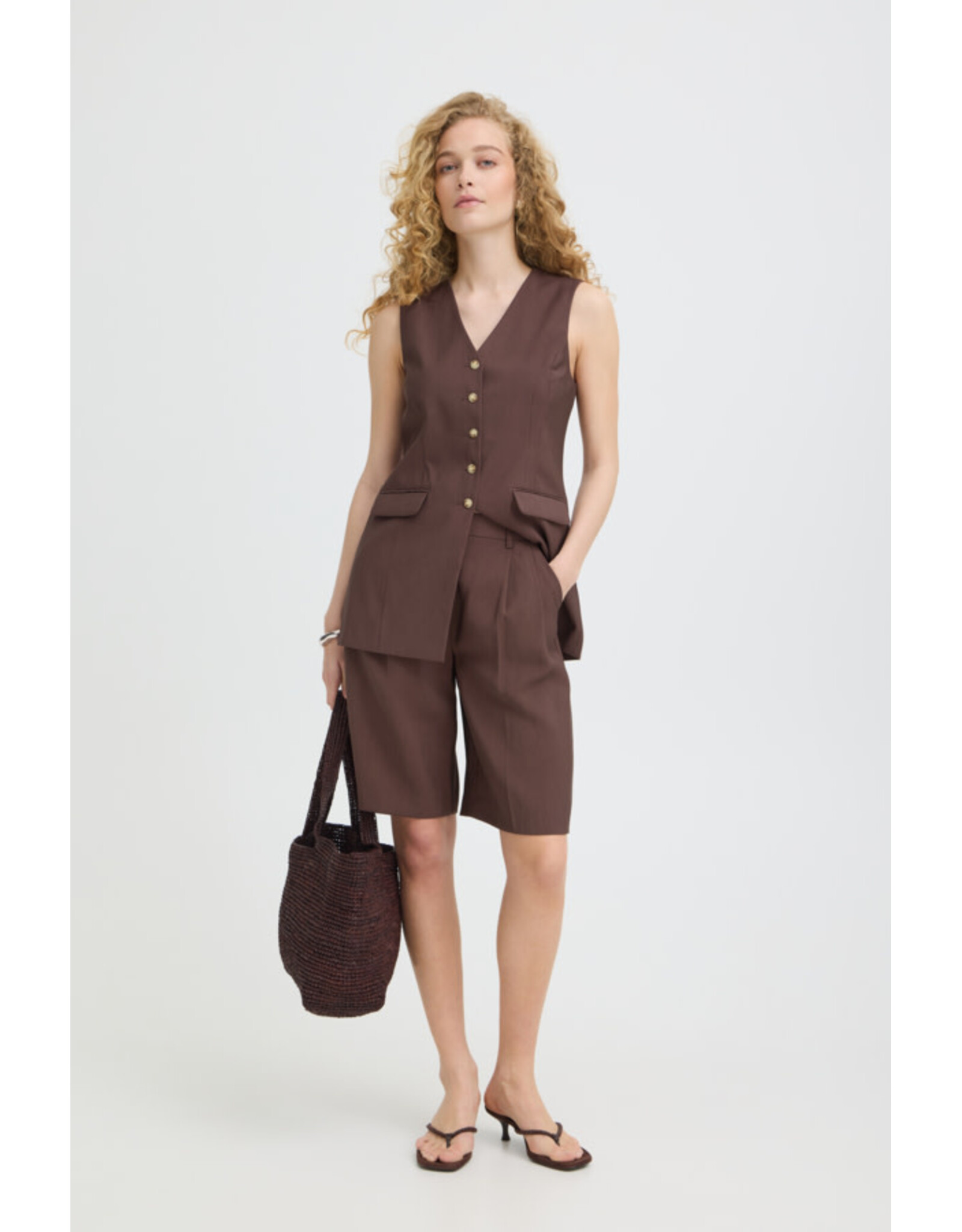 b.young b.young - Essie Bermuda Shorts (French Roast)