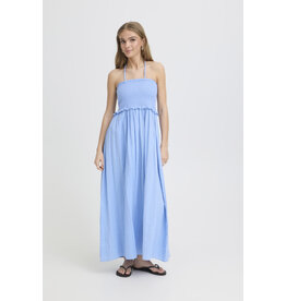 ICHI ICHI - Foxa Smocked Midi Dress (Placid Blue)