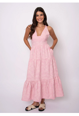 RD Style RD Style - Rosalia Viscose Linen Dress (Pink)