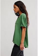 Free people Free People - Free People Nina V-Neck Tee (Forest Fairy)