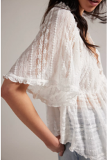 Free people Free People - In Your Dreams Lace Top (Clean Ivory)