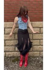 Fame Accessories Light Paisley Design Square Bandana Scarf (Red)