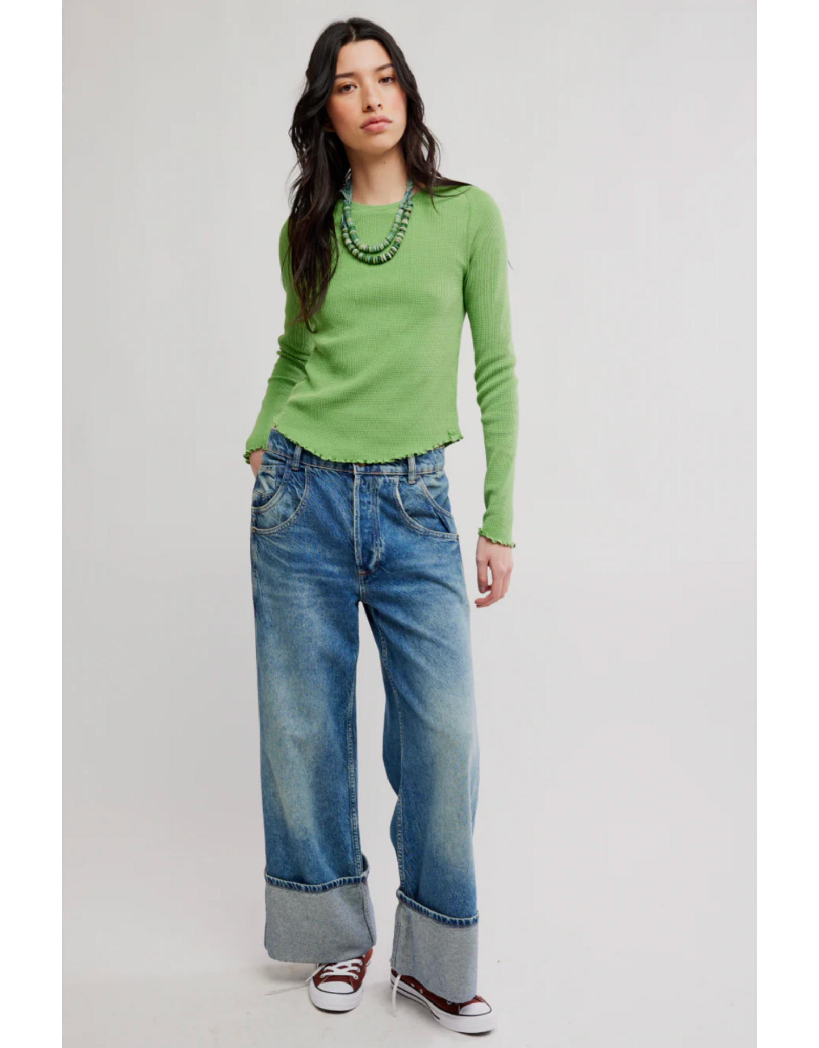 Free people Free People - Easy Does It Tee (Jade)