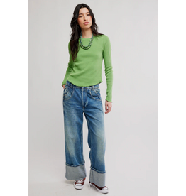 Free people Free People - Easy Does It Tee (Jade)
