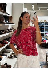 RD Style RD Style - Missy Crew Neck Bandana Tee (Salsa)