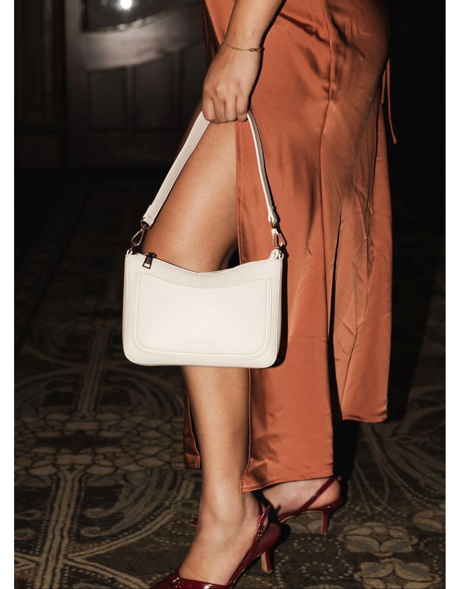 Louenhide Louenhide - Linda Crossbody Bag with Kiki Strap (Almond)