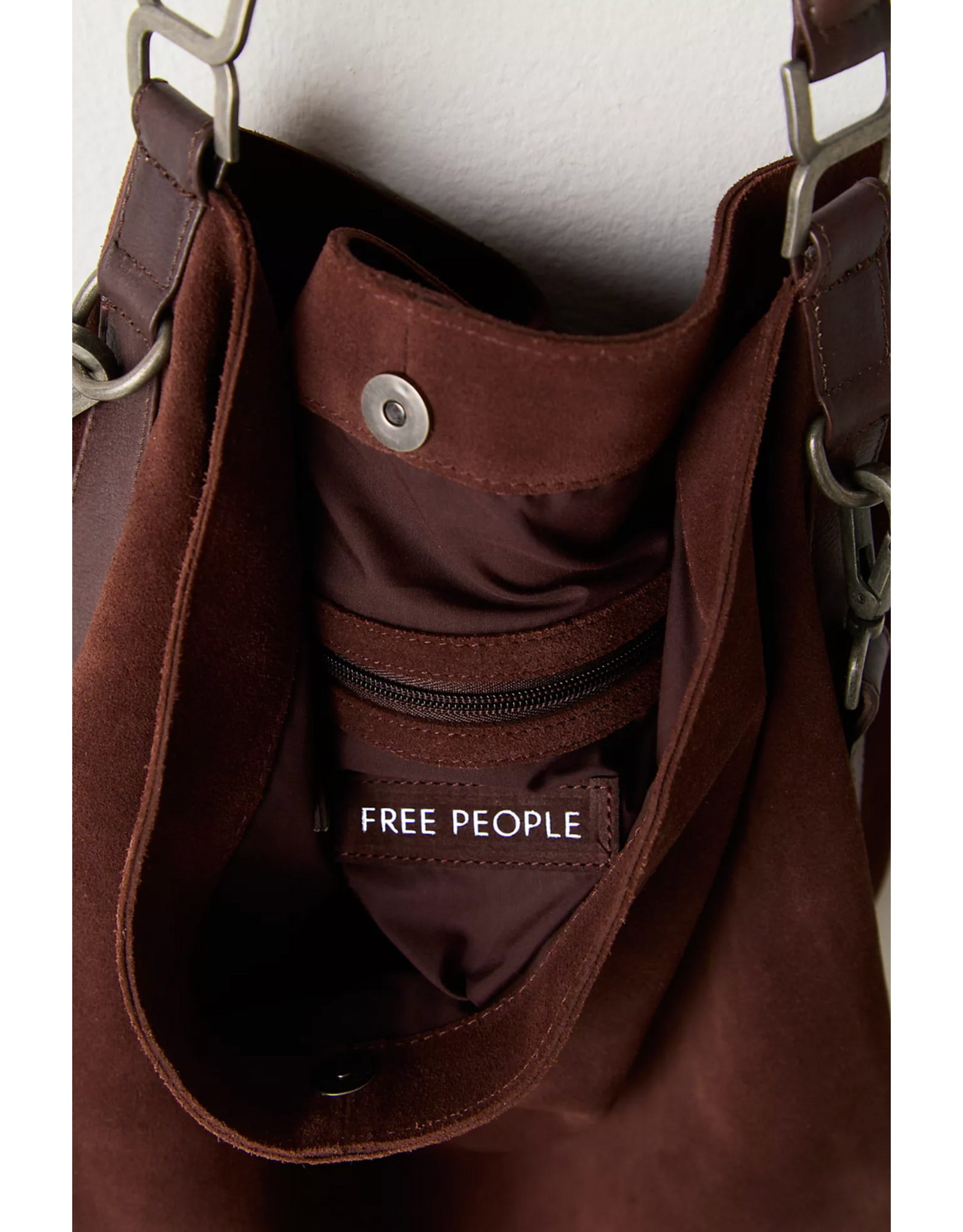 Free people Free People - Suzie Suede Slouchy Tote Bag (Espresso)