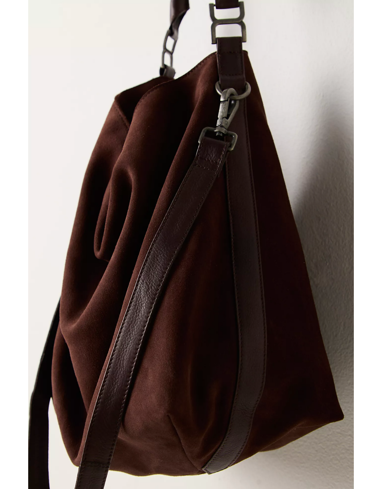 Free people Free People - Suzie Suede Slouchy Tote Bag (Espresso)
