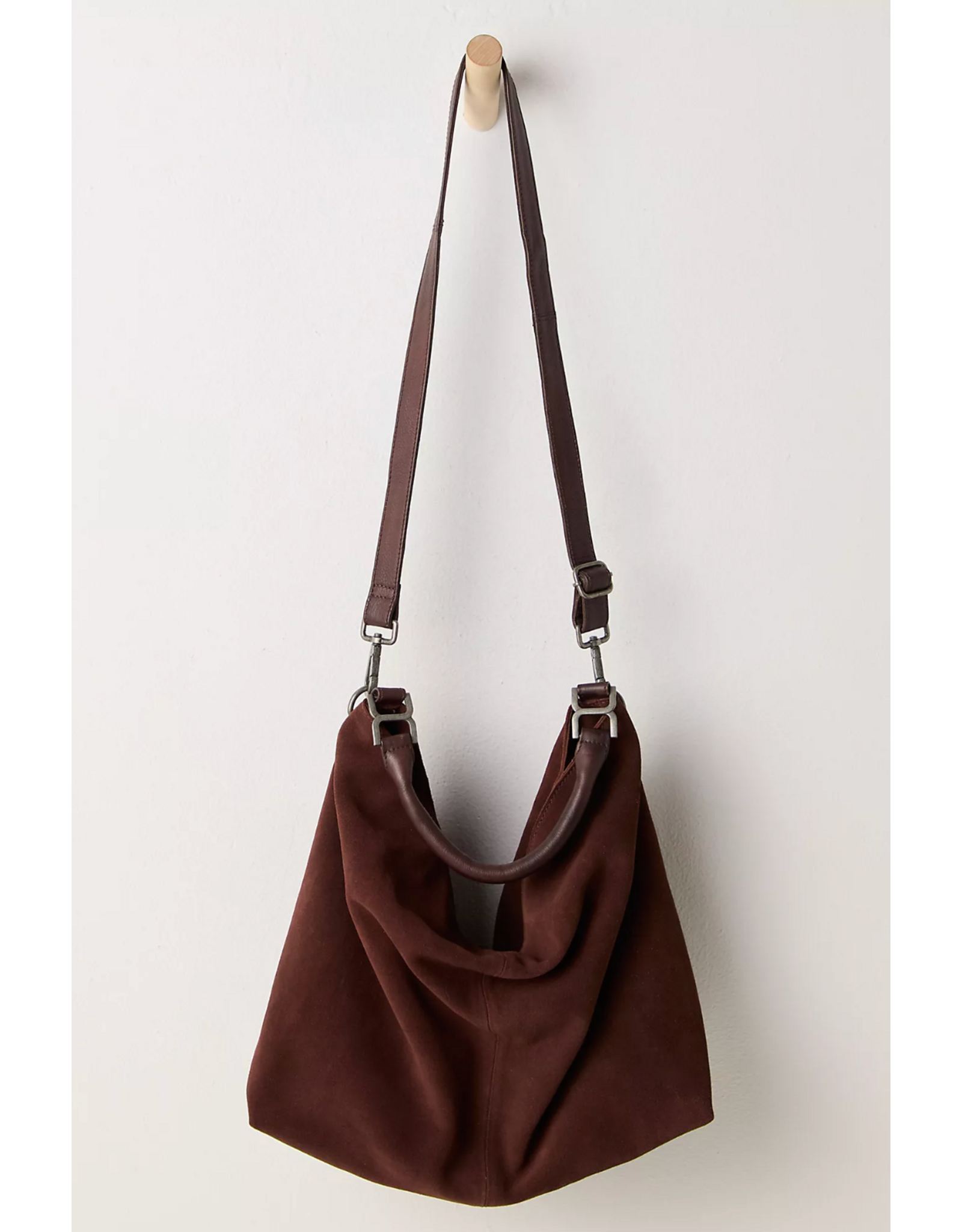 Free people Free People - Suzie Suede Slouchy Tote Bag (Espresso)