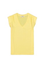 Garcia Garcia - V Neck Tee With Eyelet Trim (Yellow)