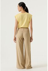Garcia Garcia - V Neck Tee With Eyelet Trim (Yellow)