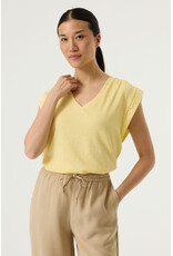 Garcia Garcia - V Neck Tee With Eyelet Trim (Yellow)
