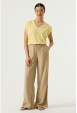 Garcia Garcia - V Neck Tee With Eyelet Trim (Yellow)