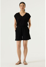 Garcia Garcia - V Neck  Tee With Eyelet Trim (Black)