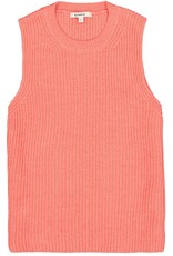 Garcia Garcia - Sleeveless Ribbed Knit Sweater (Coral)
