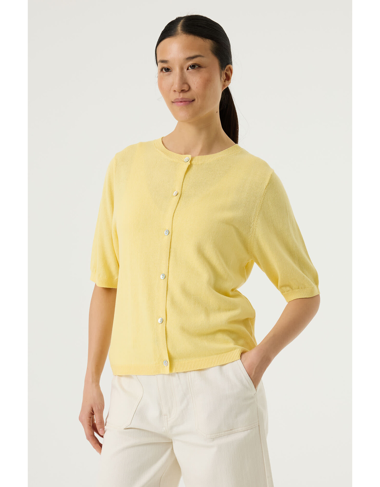 Garcia Garcia - Short Sleeve Cardigan (Yellow)