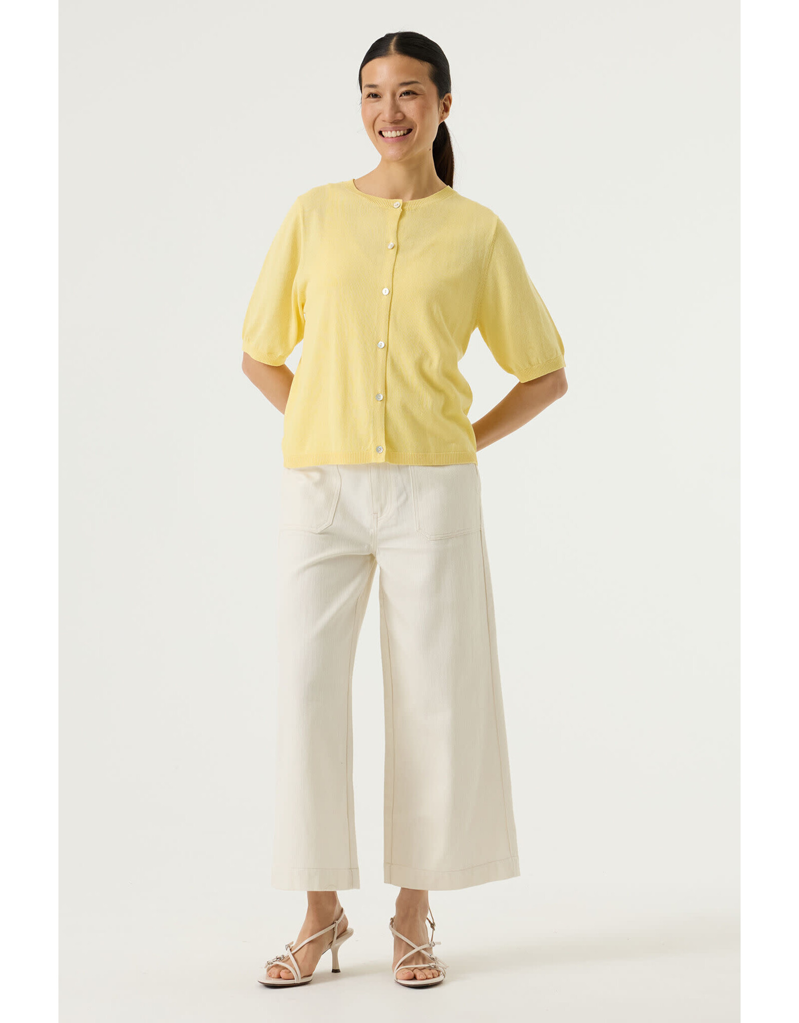 Garcia Garcia - Short Sleeve Cardigan (Yellow)