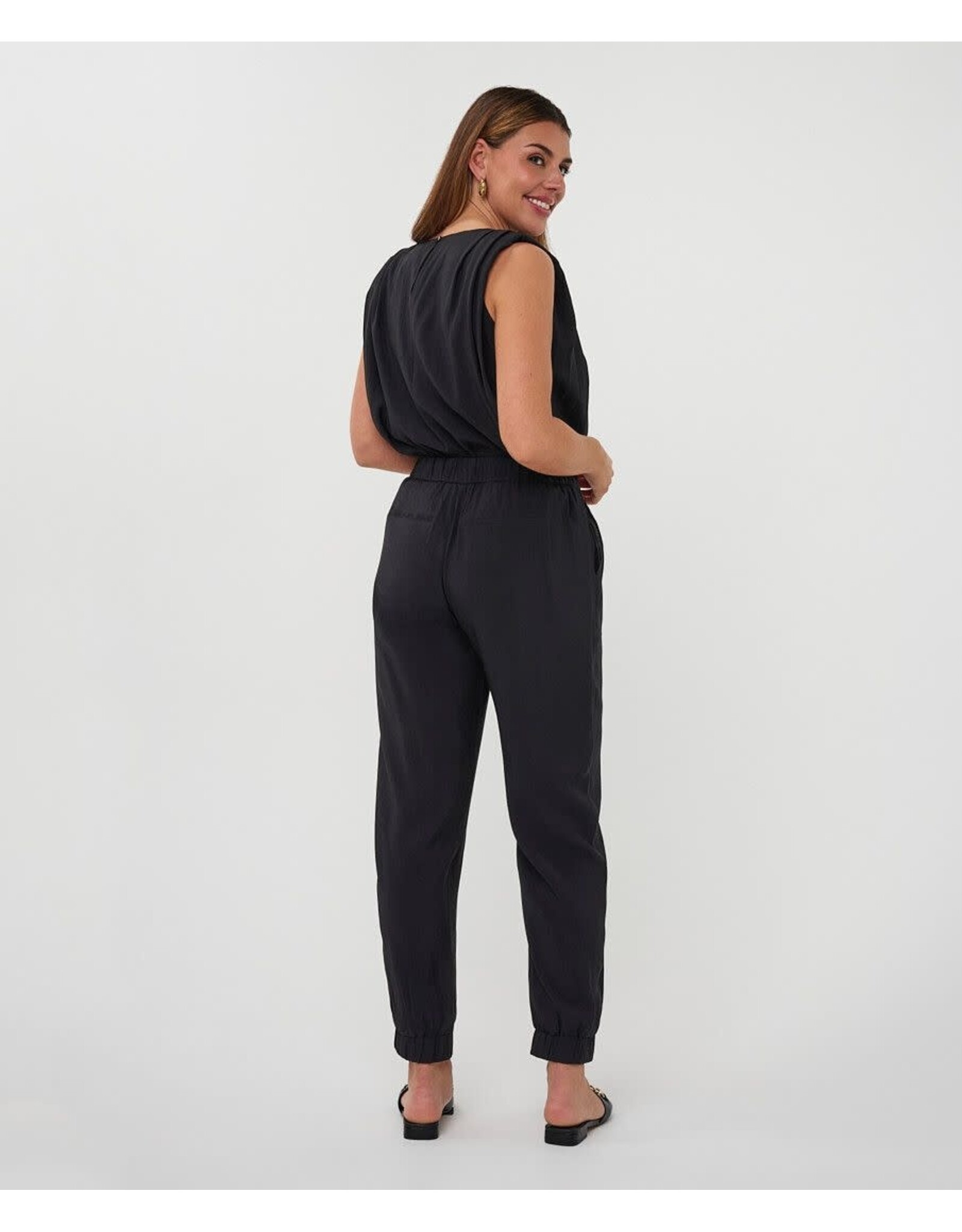 EsQualo EsQualo - Crinkle Modal Top