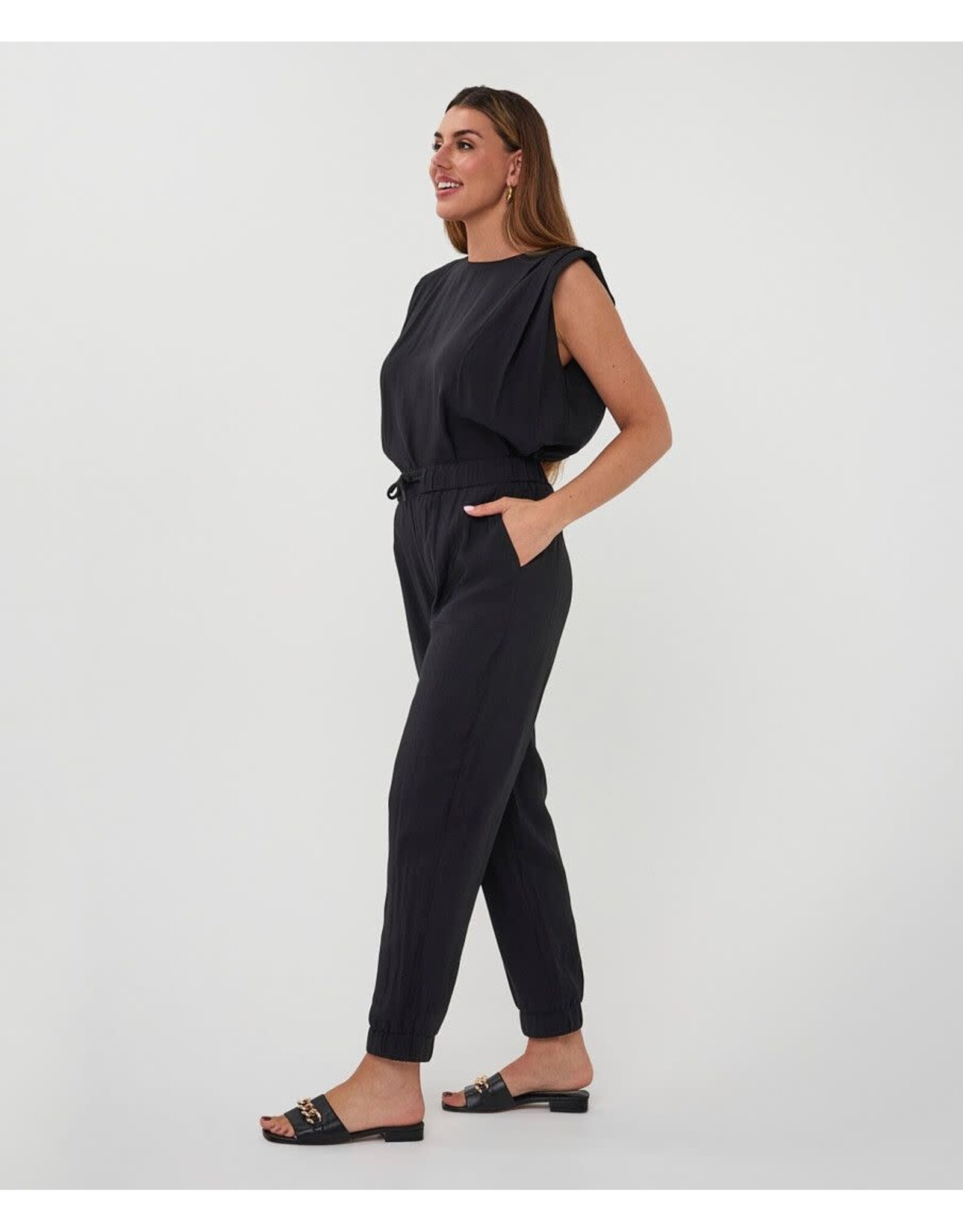 EsQualo EsQualo - Crinkle Modal Top