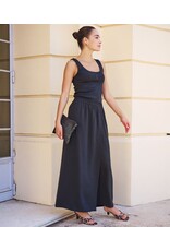 EsQualo EsQualo - Crinkle Trousers with Overlap Detail