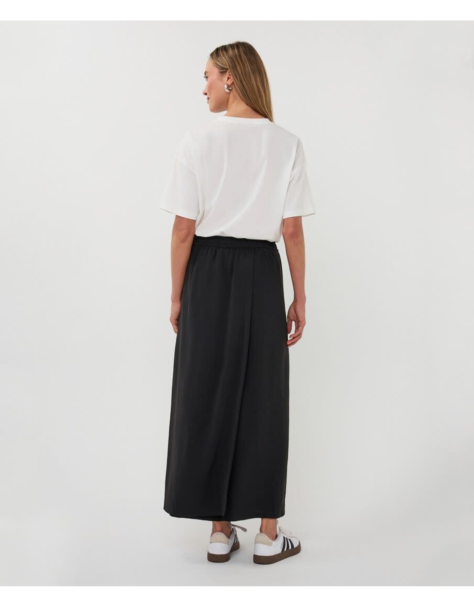 EsQualo EsQualo - Crinkle Trousers with Overlap Detail