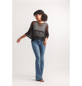 Papillon Papillon - Crochet Lace Pullover (Black)