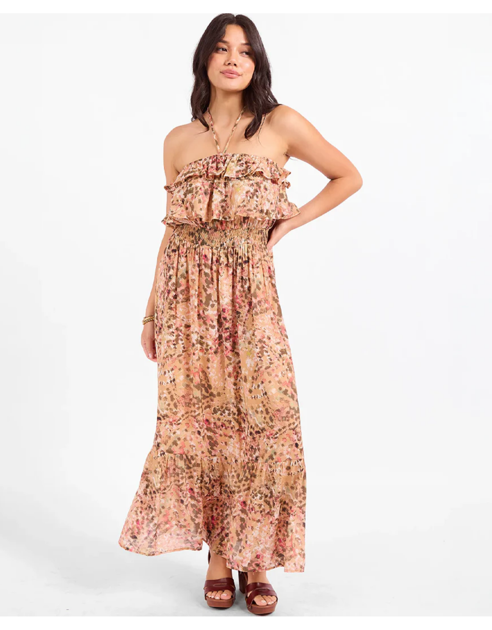 Sadie & Sage Sadie & Sage - Sunset Canyon Strapless Maxi Dress