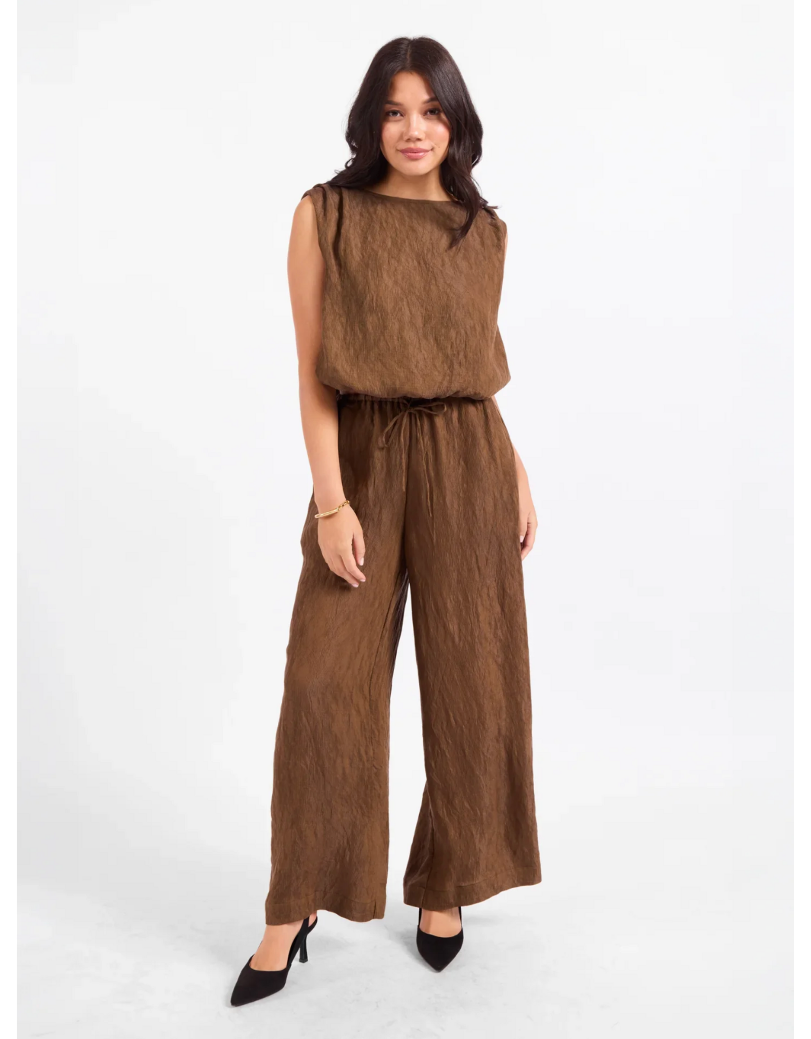 Sadie & Sage Sadie & Sage - Sepia Sky Bubble Top (Bronze Olive)