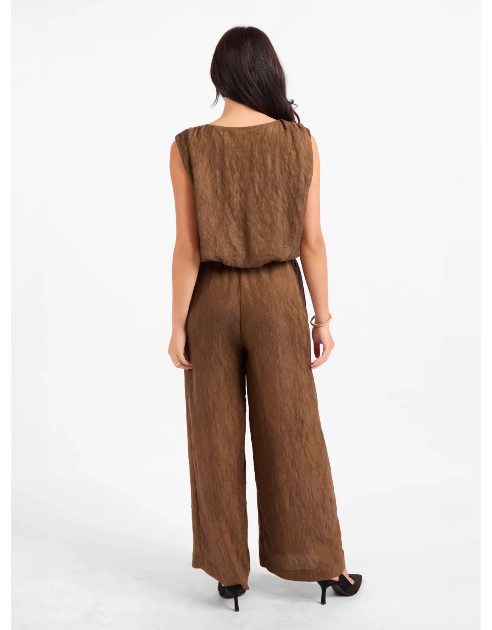 Sadie & Sage Sadie & Sage - Sepia Sky Bubble Top (Bronze Olive)