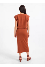 Sadie & Sage Sadie & Sage - Soft Cedar Tapered Knit Top (Rust)