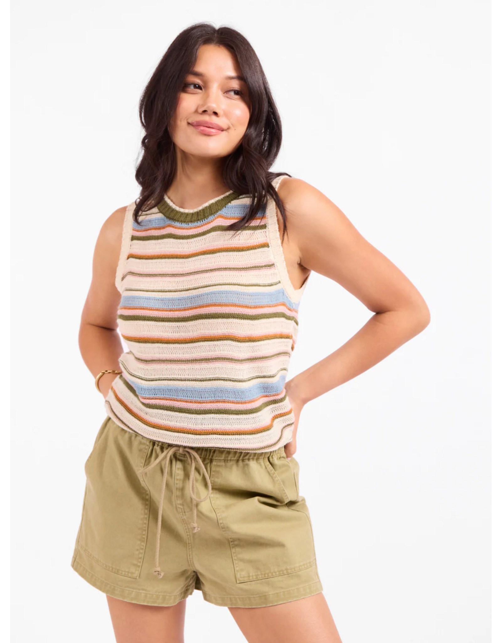 Sadie & Sage Sadie & Sage - Fall Stripe Sweater Vest